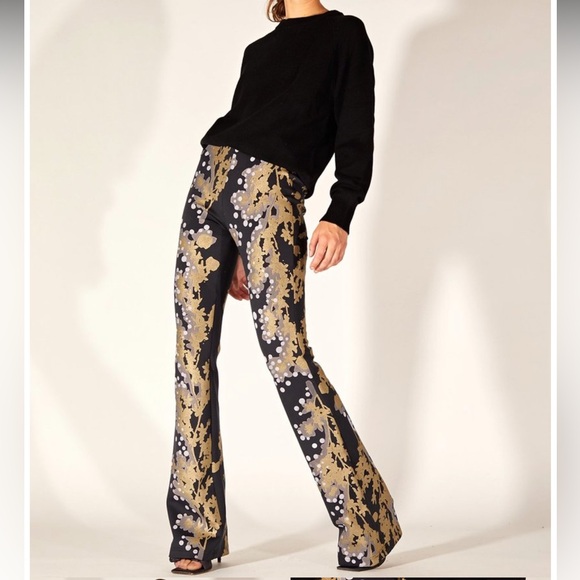 Cynthia Rowley Bonded Fit and Flare Pant - Picture 8 of 10